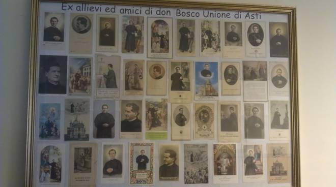 l'Unione exallievi  ha donato alla comunita dei salesiani di Asti, un singolare quadro.