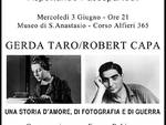 Aspettando Passepartout Mercoledì 3 Giugno ad Asti ''Gerda Taro/Robert Capa Una storia d'Amore, di fotografia e di Guerra''