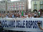 Asti, tutti in piazza per manifestare: ''Vogliamo delle risposte'' (foto)