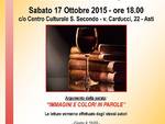 Asti, sabato 17 ottobre serata di solidarietà con l'"Apericena... tra le righe''