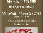 Giovani e futuro, tra sogni e incertezze: se ne parla ad Asti il 14 ottobre