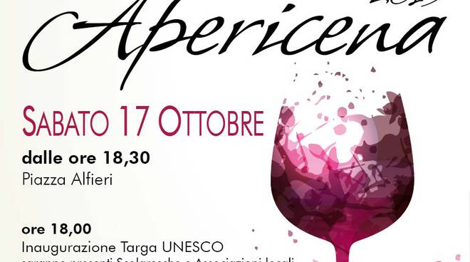Sabato sera a Mombercelli si festeggia l'inaugurazione della Targa Unesco 