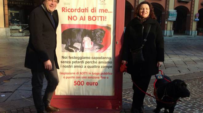Parte ad Asti la campagna del Comune e dell’APRI contro i botti di Capodanno