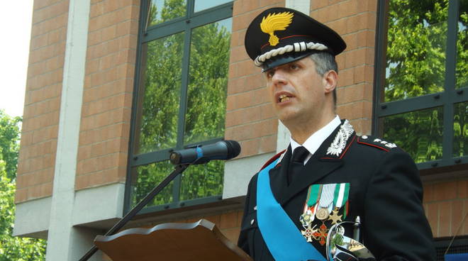 Il Comandante Proviciale dei Carabinieri Fabio Federici lascia Asti, in Uniastiss il saluto di commiato