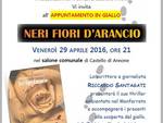 Venerdì a Castello d'Annone la presentazione del giallo ''Neri fiori d'arancio''