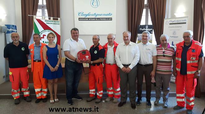 Consegnati da Confartigianato Asti altri quattro defibrillatori ad Anpas