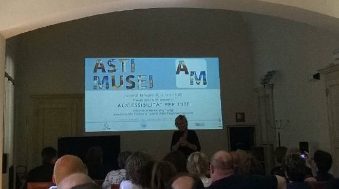 Asti, presentato il progetto “Accessibilità per tutti”, con SmarTicket e la App “Asti Musei” la tecnologia a servizio della cultura