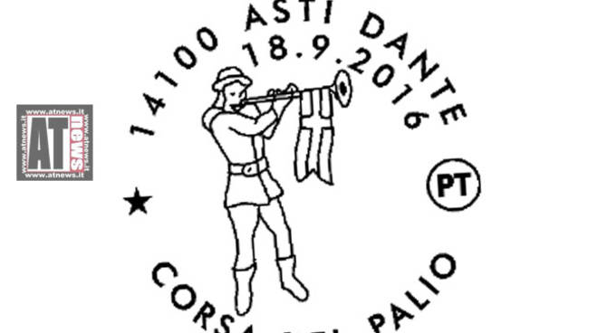 Asti: domenica 18, Annullo Filatelico per la corsa del Palio