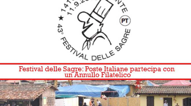 Asti, per il Festival delle Sagre uno speciale annullo filatelico