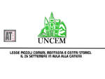 UNCEM: La legge sui piccoli comuni, montagna e centri storici discussa alla camera il 26 settembre