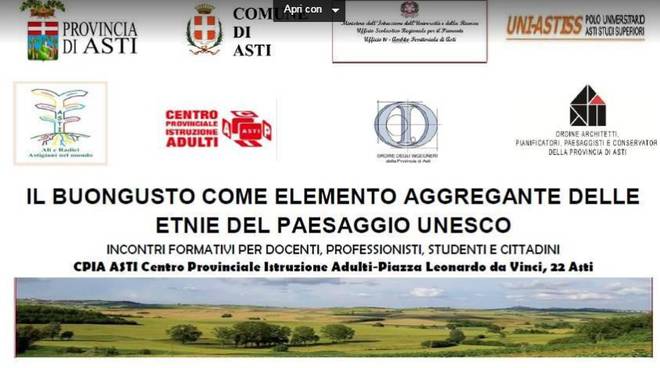 Asti: ad ottobre 3 incontri sulla migrazione, paesaggi Unesco e culture diverse nel piatto organizzate presso il CPIA