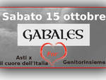 Asti: Gabales For... sabato una serata di solidarietà con "Genitorinsieme" e "Asti per il cuore dell'Italia"