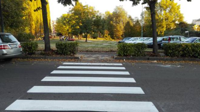 Asti, nuovo accesso per disabili e carrozzine al parco Biberach