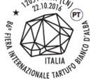  Creato l’annullo filatelico dedicato all Fiera Internazionale del Tartufo Bianco d’Alba