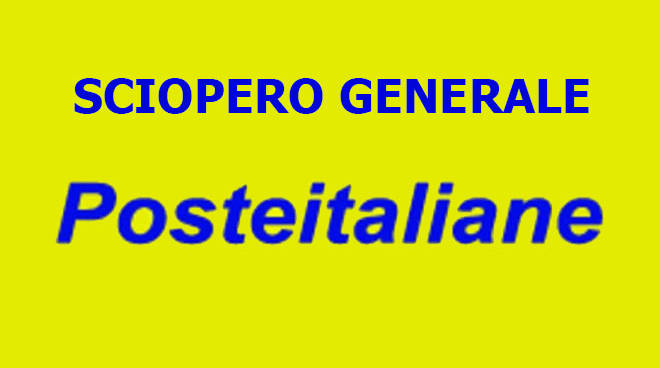 Poste Italiane: il 4 novembre sarà sciopero generale