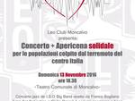 Domani a Moncalvo concerto e apericena solidale per le popolazioni colpite dal terremoto