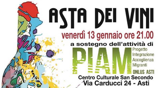 L'Asta dei Vini: torna l'appuntamento solidale del Piam