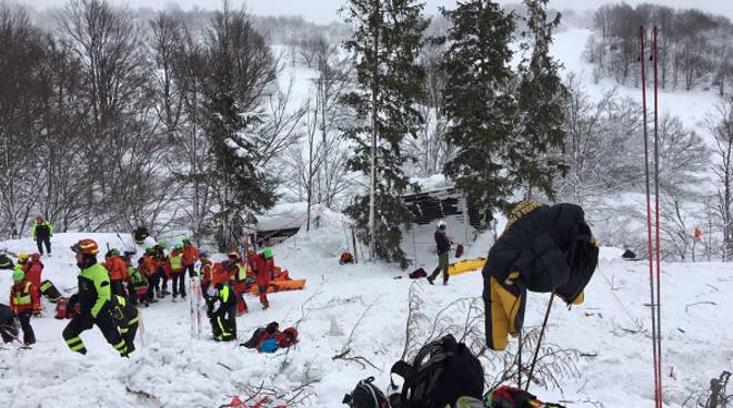 Prosegue senza soste l'intervento del Soccorso Alpino e Speleologico Piemontese in Centro Italia (video)