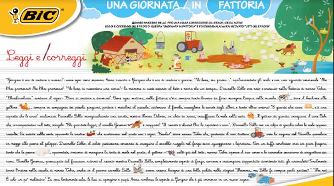 Asti e provincia, 10 scuole partecipano al concorso BIC "Una giornata in fattoria"