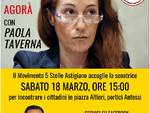 Asti, M5S: incontro pubblico con la senatrice Paola Taverna