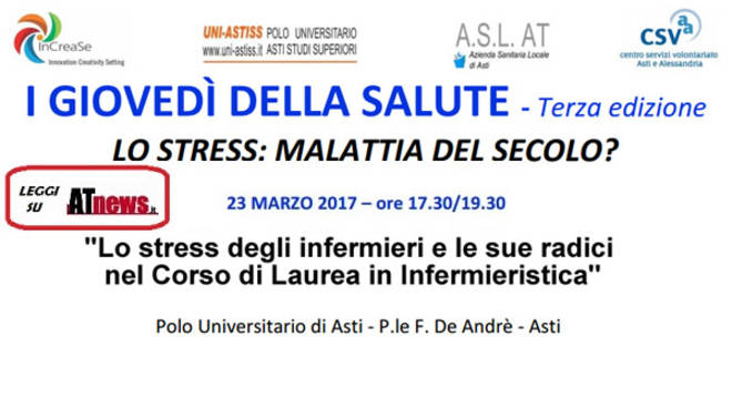 Infermieri e Stress, se ne parla ai Giovedì della Salute