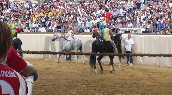 partenza seconda batteria palio 2017