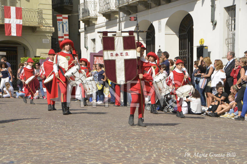 sfilata dei bambini del Palio di Asti 2017