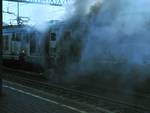 incendio Locomotore Stazione di Asti