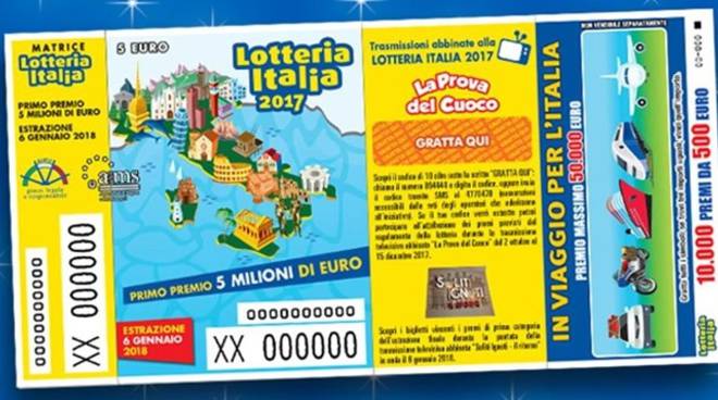 lotteria italia 2017