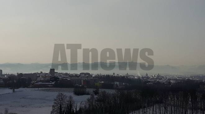 Burian, neve e ghiaccio ad Asti