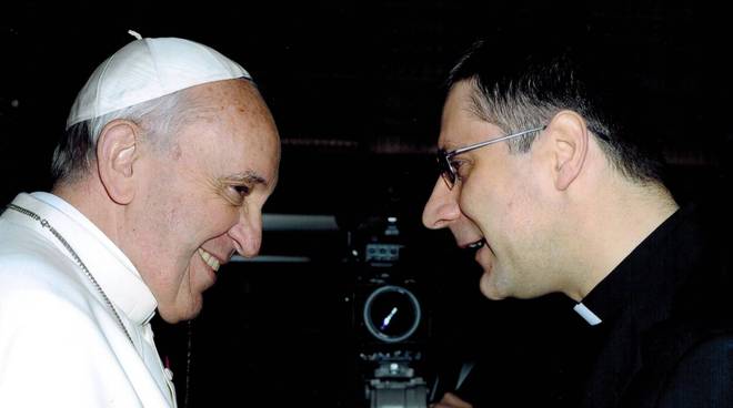 papa francesco e marco mellino