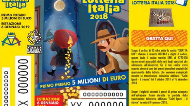 lotteria italia 2018