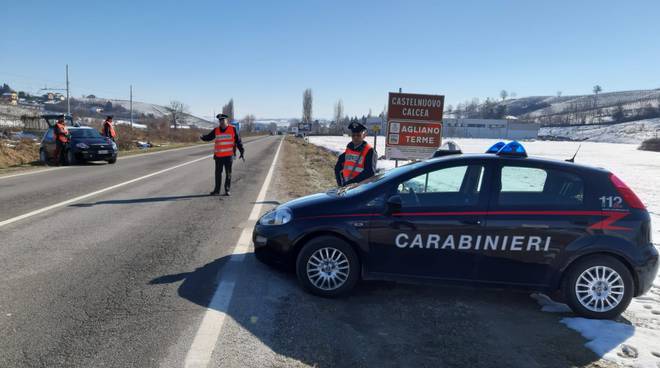 carabinieri posto di blocco