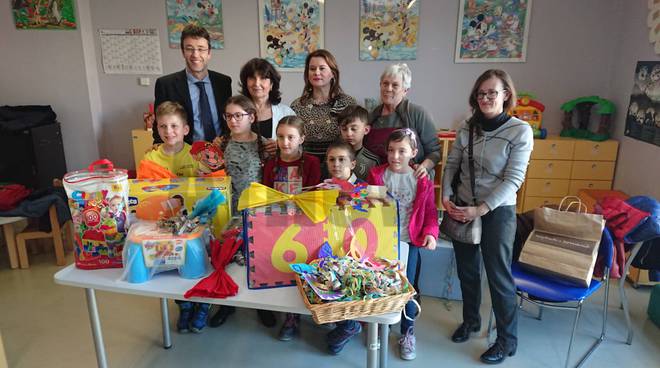 Donazione scuole isola pediatria Asti 