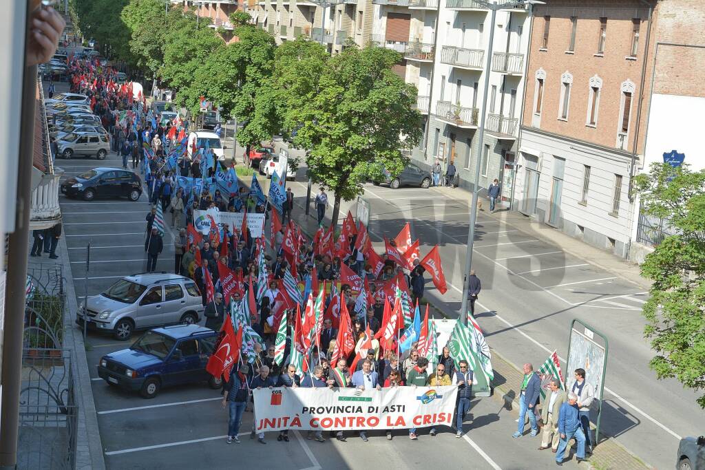 Manifestazione Primo Maggio 2019 ad Asti 