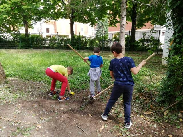 Pulizia scuola Rio crosio 