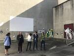 Inaugurato a Nizza il murale “di cultura e coltura” che colora il cortile della Biblioteca