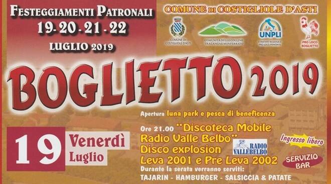 festa patronale boglietto costigliole