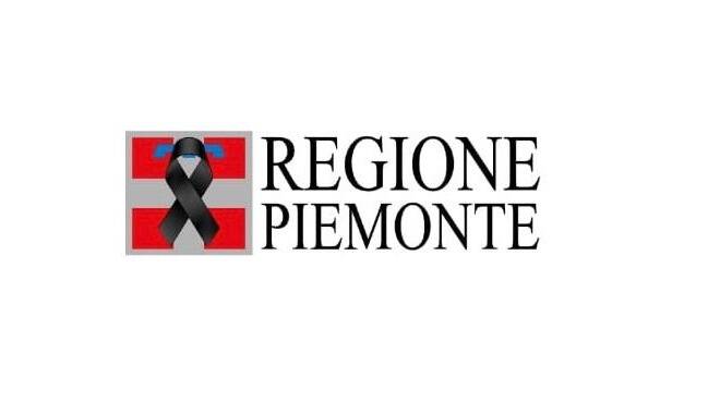 logo regione piemonte listato lutto