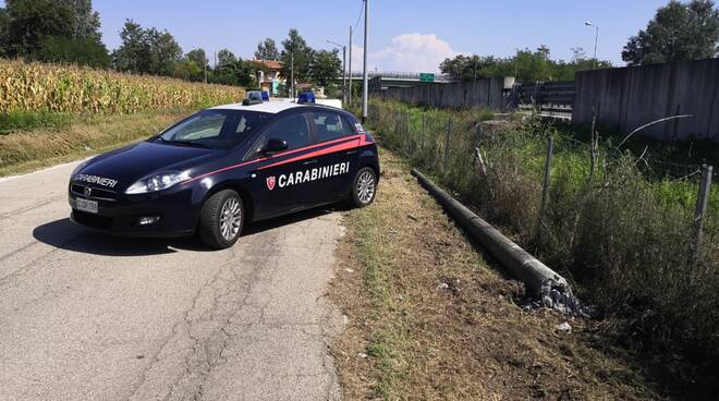 inseguimento e incidente carabinieri 29082019