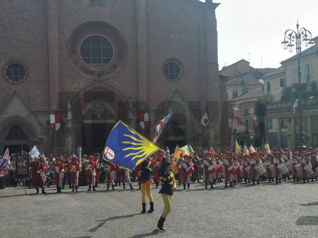 Palio di Asti 2019 - Esibizione Sbandieratori dell'Asta 