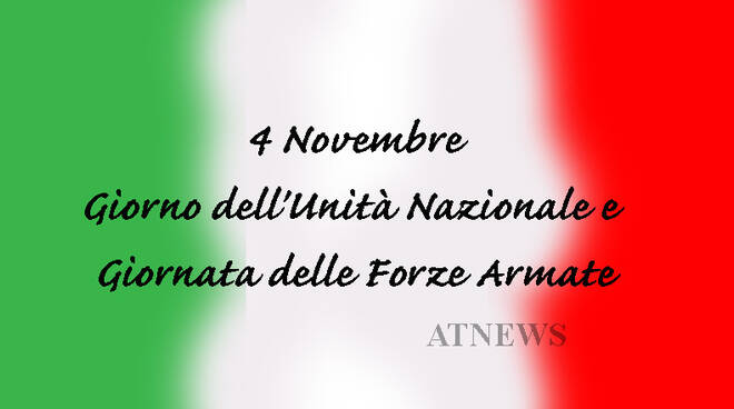 4 Novembre: Giorno dell'Unità Nazionale e Giornata delle Forze Armate