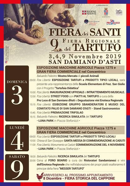 fiera dei santi e del tartufo san damiano