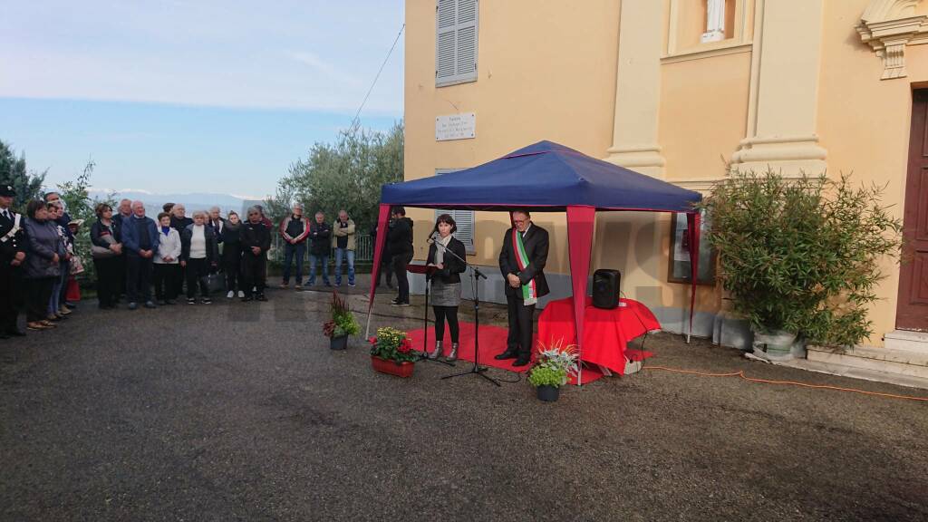 Inaugurazione Panchina Rossa Costigliole d'Asti