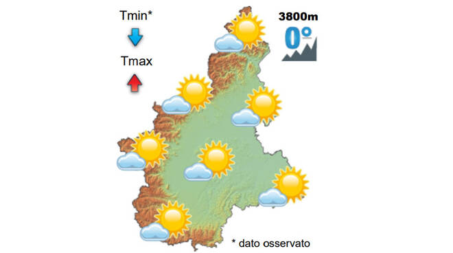 meteo piemonte