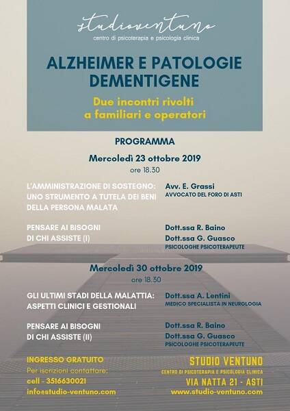 studio ventuno incontri alzheimer