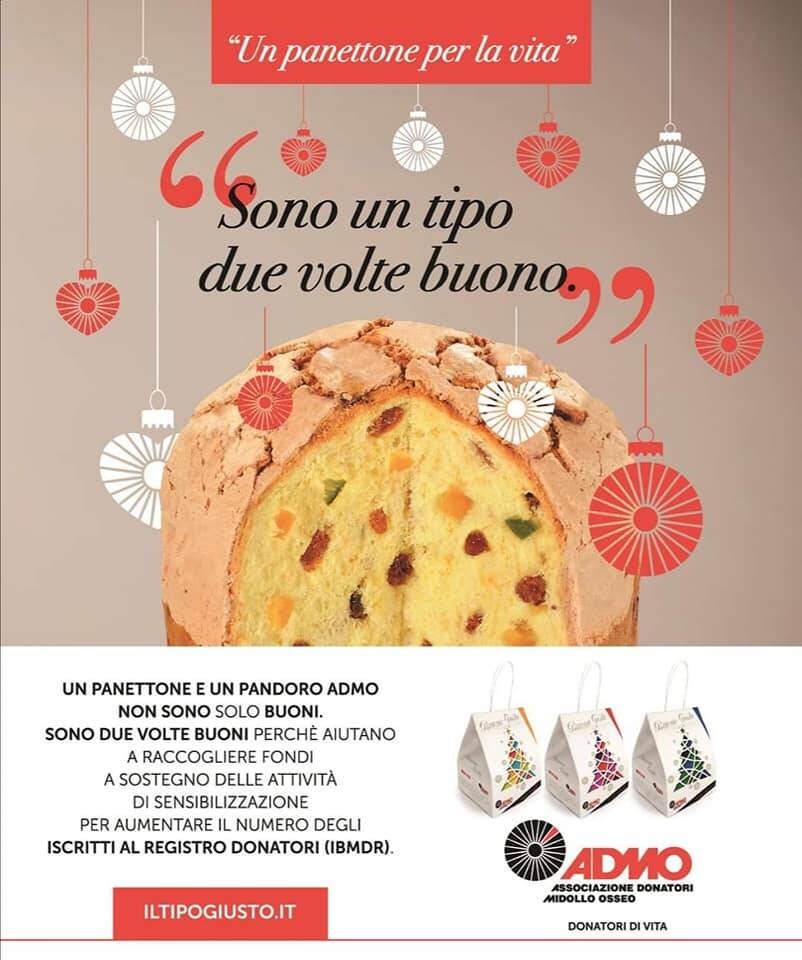 admo, un panettone per la vita