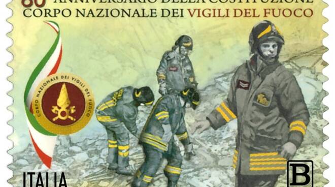 annullo filatelico vigili fuoco