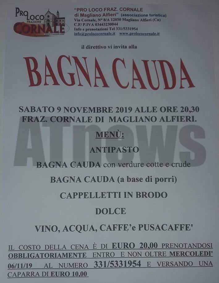 bagna cauda cornale di magliano alfieri 2019