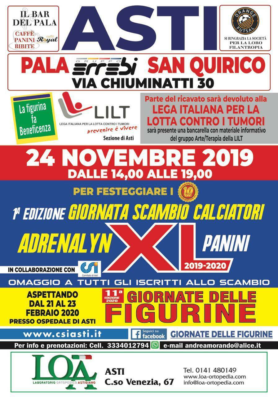 giornata delle figurine 2019 adrenalynxl